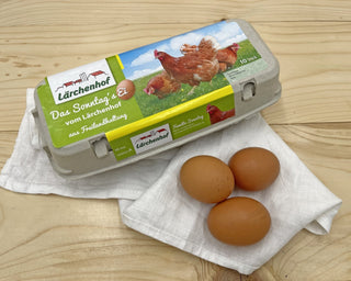 10 Sonntags Freiland-Eier - Größe L - FritziFrisch