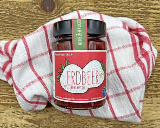 Bio Erdbeer Fruchtaufstrich mit Zitronenmyrte - FridaFrisch