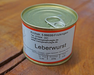 Dose Leberwurst 200g - FridaFrisch