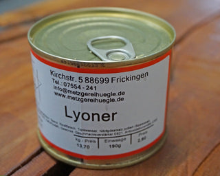 Dose Lyoner 190g - FridaFrisch